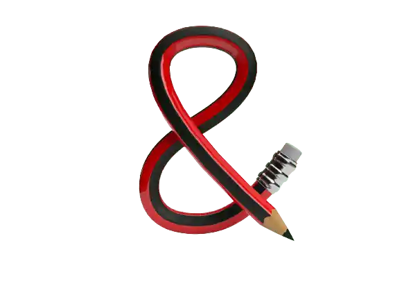 3D Rendering Bent Pencil